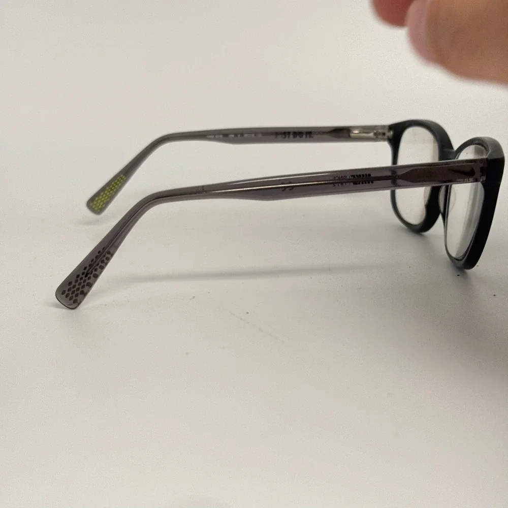 Nike 5016 006 Matte Black Grey Eyeglasses Frames 50-16-130 Just Do It